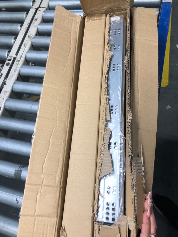 Photo 1 of 21" Under Mount Drawer Slides, Rear/Bottom Mounting Drawer Runners Rails, Full Extension/Soft Close/with Screws, Brackets, Locking Devices, 4Pairs(=8Pieces) 21-Inch 4 Pair