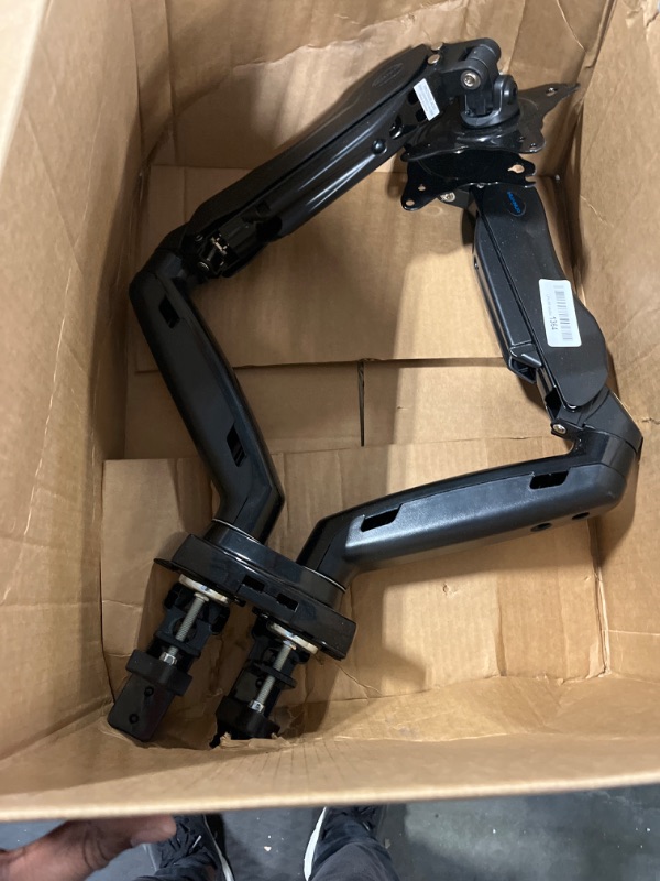 Photo 1 of VIVO Dual LCD Monitor Desk Mount Stand Heavy Duty Fully Adjustable Fits 2 Screens up to 27"