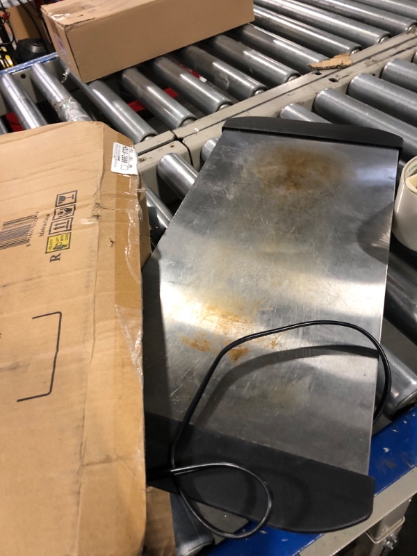 Photo 3 of **USED FOR PARTS** Ovente Electric Food Buffet Warmer, Portable Stainless Steel Warming Tray with Temperature Control, Perfect for Indoor Dinner, Catering, House Parties, Events, Entertaining and Holiday, Silver FW170S No Tray