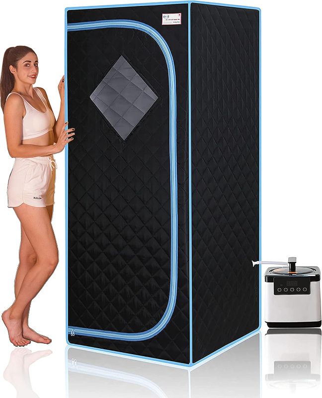 Photo 1 of  Steam Sauna Tent,Full Size Personal Home Sauna,Portable Sauna SPA Steam Generator with Protection,
