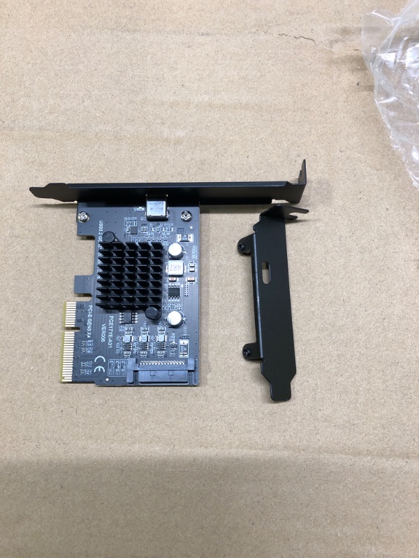 Photo 1 of cablecc USB 3.2 Gen2 Type-C 20Gbps USB-C to PCI-E 4X Express Card Adapter for Desktop Motherboard PCI-E to USB3.2 Type-C (20Gbps)