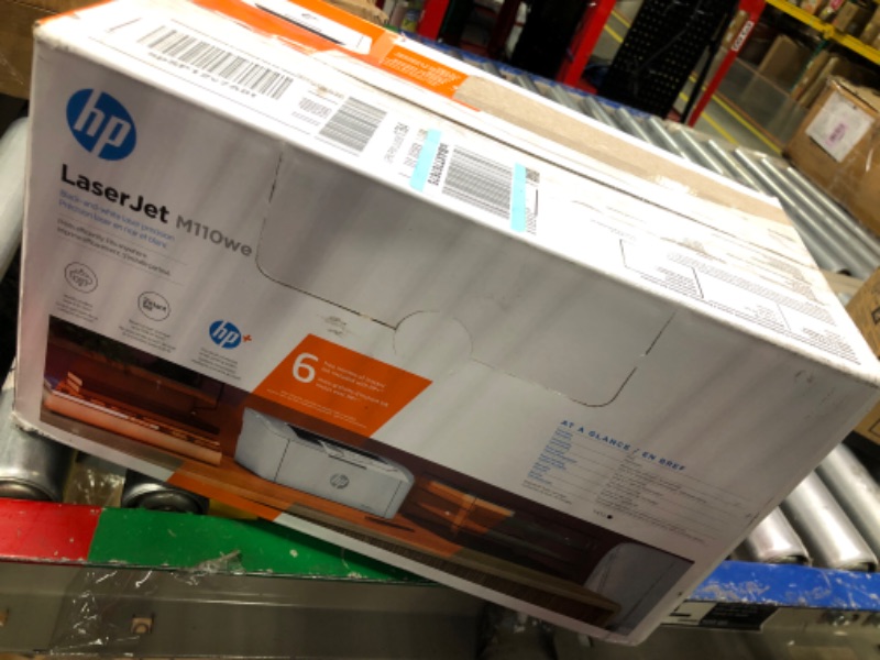 Photo 2 of HP LaserJet M110we Wireless Black and White Printer with HP+ and Bonus 6 Months Instant Ink (7MD66E)
