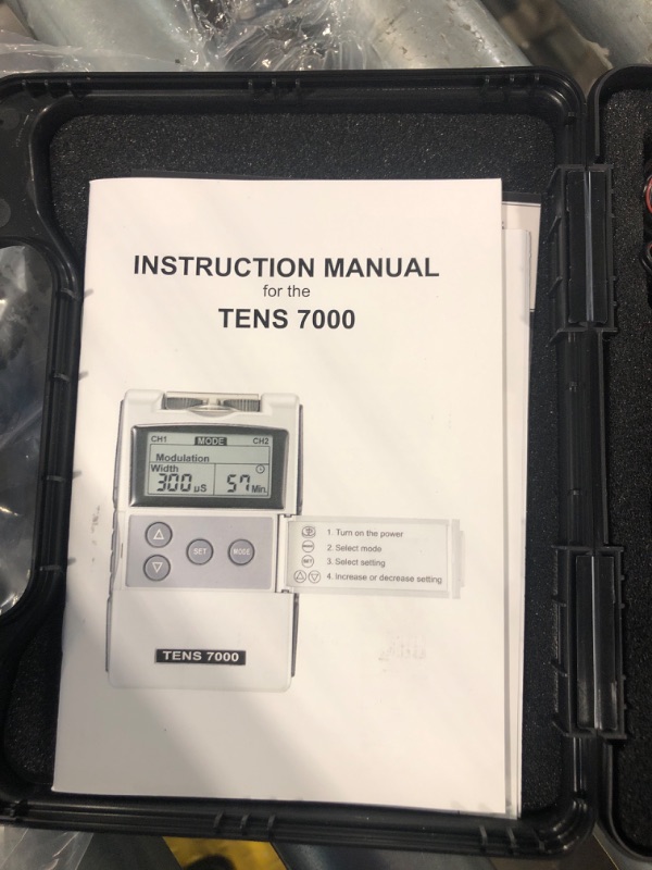 Photo 3 of ** missing patches**
iStim EV-820 TENS Machine with 8 of electrodes