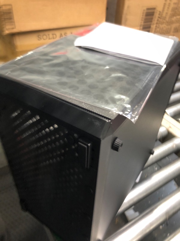 Photo 5 of Cooler Master Q300L V2 Micro-ATX Tower, Magnetic Patterned Dust Filter, USB 3.2 Gen 2x2 (20GB), Tempered Glass Panel, CPU Coolers Max 159mm, GPU Max 360mm, Fully Ventilated Airflow (Q300LV2-KGNN-S00) Q300L V2 Black