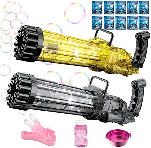 Photo 1 of 2 Pack 21 Holes Machine Gun 2023 Cool Toys Gift, Huge Amount Maker, Summer Outdoor Activities Toys for Boys and Girls
