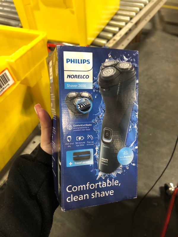 Photo 2 of Philips Norelco Shaver 2600, Corded and Rechargeable Cordless Electric Shaver with Pop-Up Trimmer, X3052/91 Latest Version