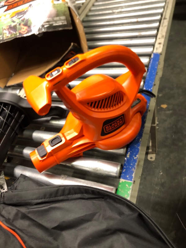 Photo 4 of 12 AMP 250 MPH 400 CFM Corded Electric 3-In-1 Backpack Leaf Blower, Vacuum & Mulcher
