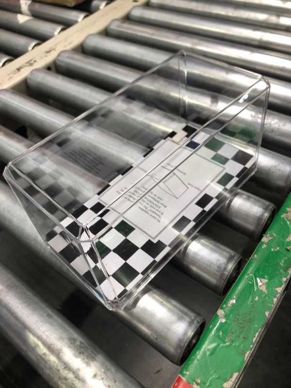 Photo 1 of US Flag Store 94CCheckered 1:24 Scale Model Checkered Display Case, Clear, Black, White