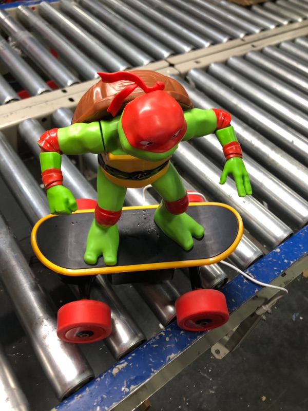 Photo 4 of **DOESN'T GO FORWARD** Teenage Mutant Ninja Turtles Raphael Cowabunga Skate RC - Imitates Real Skate Tricks - 2.4 GHz Remote Control - Ages 3+
