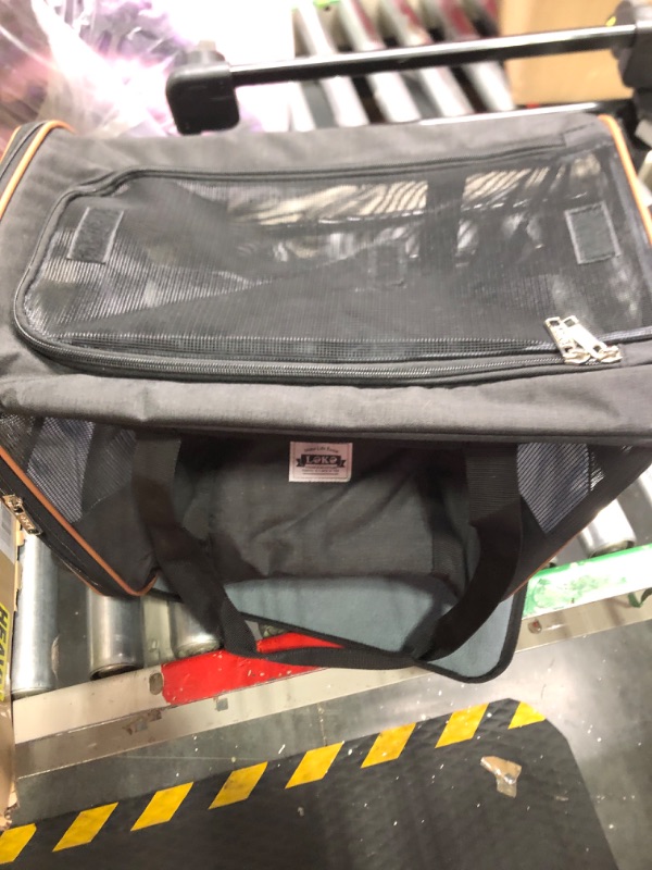 Photo 1 of Lekesky Dog Carrier with Wheels Airline Approved for Underseat Pet Carrier on Wheels Rolling Cat Carrier for Small Dogs and Cats, Black 03-Black Wheeled with sturdy frame
