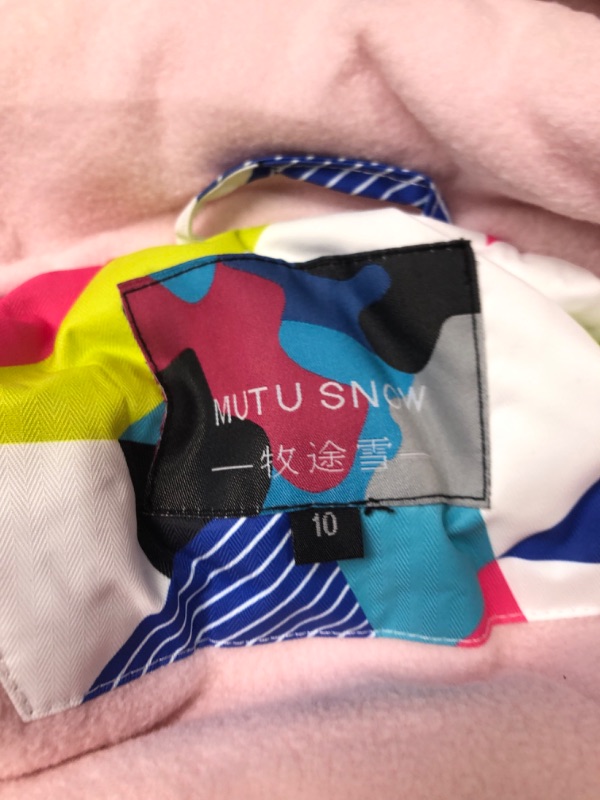 Photo 3 of MUTUSNOW Waterproof Winter Girls Snow Suit - Kid's Size 10
