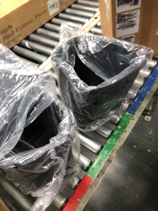 Photo 1 of 2024-2022 Tesla Model Y Rear Trunk & Rear Air Outlet Organizer with Lid 5-Seater Model Y Interior Accessories Trunk Side Storage Bins Box Protector Packets Black 2022-2024 MY5-Trunk and Rear Center Console