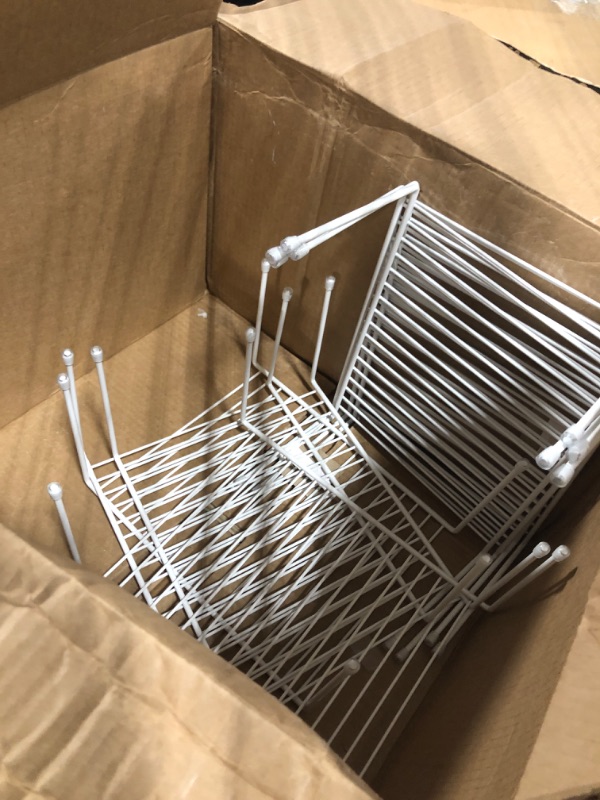 Photo 1 of Orgneas Expandable Cabinet Shelf Organizer, Freezer Shelf Rack Kitchen Pantry Mug Plate Organizer for Cabinet Storage Spice Shelf Riser Rack with Scratch Resistant Feet, 2 Sets Expandable 2 Sets