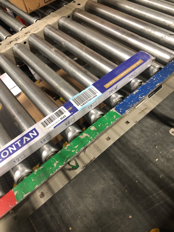 Photo 1 of 1 Pairs Soft-Close Drawer Slides 20 Inch Full Extension and Ball Bearing Cabinet Drawer Slides - LONTAN SL4502S3-20 Heavy Duty Dresser Drawer Slides 100lb Capacity 20 Inch 1 Pair
