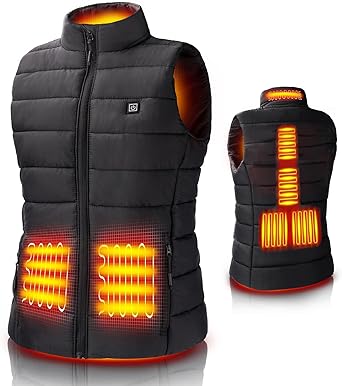 Photo 1 of **USED FRONT PART WORKS ONLY** Kalence Heated Vest For Men Women, 3 Levels Smart Heating Zones, Lightweight Mens Heating Jacket(Battery Not Included)