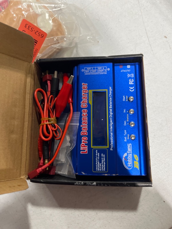 Photo 3 of Hobby Fans B6 Mini Professional Balance Charger/Discharger for 1S-6S LiPo Lilon Life NiCd NiMh Pb RC Battery(Power Supply not Included)