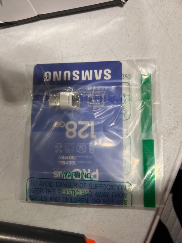 Photo 2 of SAMSUNG PRO Plus microSD Memory Card + Reader, 128GB MicroSDXC, Up to 180 MB/s, Full HD & 4K UHD, UHS-I, C10, U3, V30, A2 for Android Phones, Tablets, GoPRO, DJI Drone, MB-MD128SB/AM, 2023 128GB incl. USB Reader Micro SDXC PRO Plus (180MB/s)