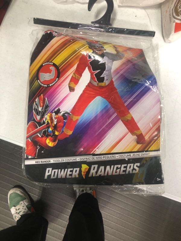 Photo 2 of Kids Power Rangers Dino Fury Red Ranger Costume