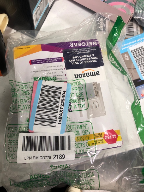 Photo 2 of NETGEAR Wi-Fi Range Extender EX3700 - Coverage Up to 1000 Sq Ft and 15 Devices with AC750 Dual Band Wireless Signal Booster & Repeater (Up to 750Mbps Speed), and Compact Wall Plug Design WiFi Extender AC750