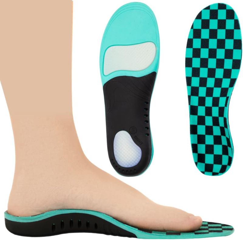 Photo 1 of Bacophy Kids Arch Support Insoles Children Orthotic Inserts for Plantar Fasciitis, Flat Feet, Heel Pain Relief, Premium Pu, TPU, Gel Shock Absorption Deep Heel Cup Cushioning Inner Sole