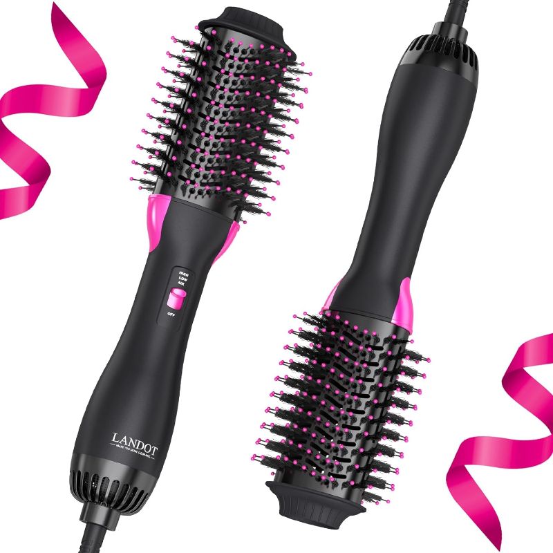 Photo 1 of Hair Dryer Brush Blow Dryer Brush in One - Upgraded Plus 2.0 One-Step Hot Air Brush - 4 in 1 HairDryer Styler and Volumizer for Drying Straightening Curling Volumizing Hair
