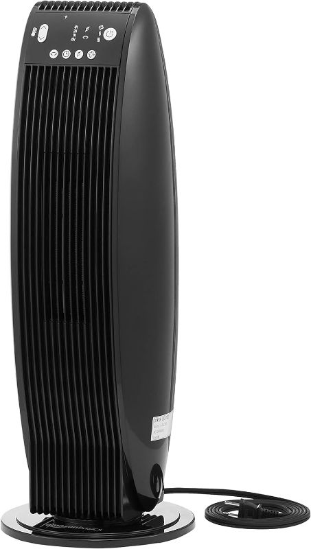 Photo 1 of **NON FUNCTIONAL//SOLD AS PARTS** Amazon Basics Digital Tower 1500 W Heater, 23 Inch, Black