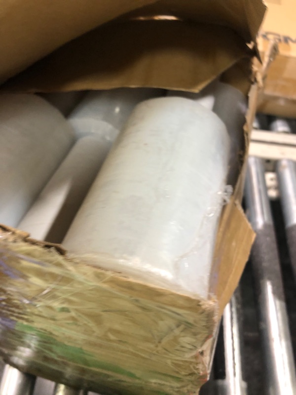 Photo 2 of 20 Pack Shrink Wrap Roll Plastic Stretch Wrap Film with Handle 5 Inch 800 Feet 80 Guage Thick Industrial Mini Clear Pallet Wrap Self-Adhering for Moving Packaging Packing Pallet Furniture Supplies