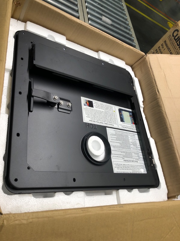 Photo 4 of **USED FOR PARTS** RV Tankless Water Heater ,Camplux 2.64 GPM Propane Hot Water Heater with Door, Remote Control Included (Black)