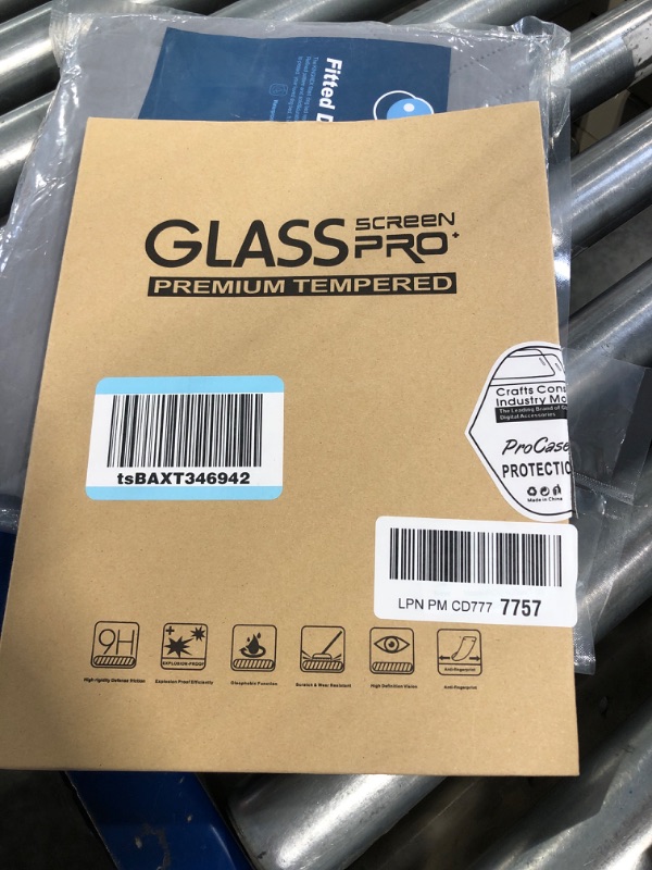 Photo 2 of ProCase 2 Pack iPad 10.9 10th Generation 2022 Screen Protector A2696/A2757/A2777, Tempered Glass Film Guard for iPad 10th Gen 10.9" 2022 Release