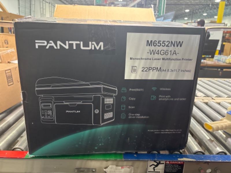 Photo 2 of Pantum M6552NW Monochrome Laser Multifunction Printer with Wireless Networking Mobile Printing Large Paper Capacity