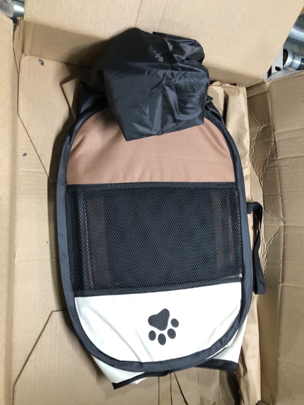Photo 3 of **NEEDS NEW ZIPPER* BODISEINT Portable Pet Playpen, Dog Playpen Foldable Pet Exercise Pen Tents Dog Kennel House Playground for Puppy Dog Yorkie Cat Bunny Indoor Outdoor Travel...