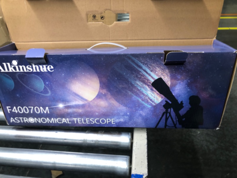 Photo 2 of - Astronomical Portable Refracting Telescope Fully Multi-Coated High Transmission Coatings AZ Mount with Tripod, Phone Adapter & Carrying Bag