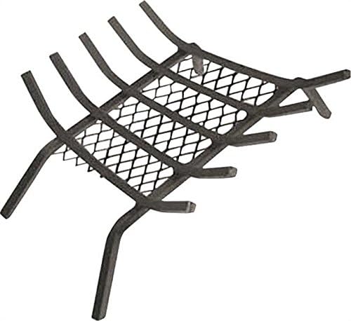 Photo 1 of 
Click image to open expanded view

Rocky Mountain Goods Fireplace Grate with Ember Retainer - 1/2” Heavy Duty Cast Iron -Heat Treated for Hottest Fires - Retainer for Cleaner More efficient fire - Weld has (27")