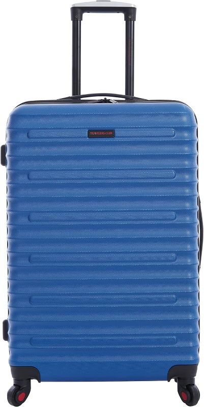 Photo 1 of ** DAMAGED LARGE SUITCASE ** Travelers Club Orion Luggage  Blue