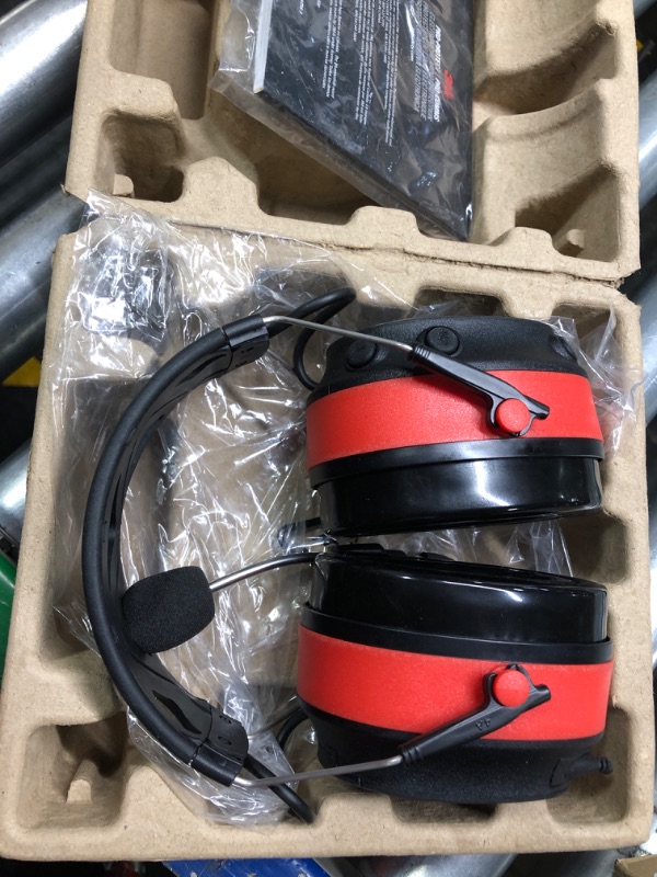 Photo 3 of 3M Pro-Comms Electronic Hearing Protection with Bluetooth Wireless Technology and External Microphones, Bluetooth Headphones, NRR 26 dB