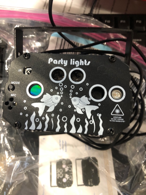 Photo 1 of                         Visit the Store
4.1  45
Party Lights DJ Disco Stage Light, BESFAN Sound Activated with Remote Control Strobe Light for Outdoor ? Indoor Decorations Dance Karaoke Pub KTV B