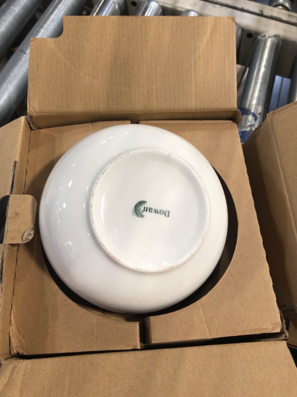 Photo 4 of *****SET OF 2***** HOKELER 4.5 Inch Small Ceramic Bowls, 12 Ounces Dessert Bowls Set of 2,  Small White Bowls for Kitchen, Side Dishes, Ice Cream Rice Soup Snack Cereal, Microwave and Dishwasher Safe