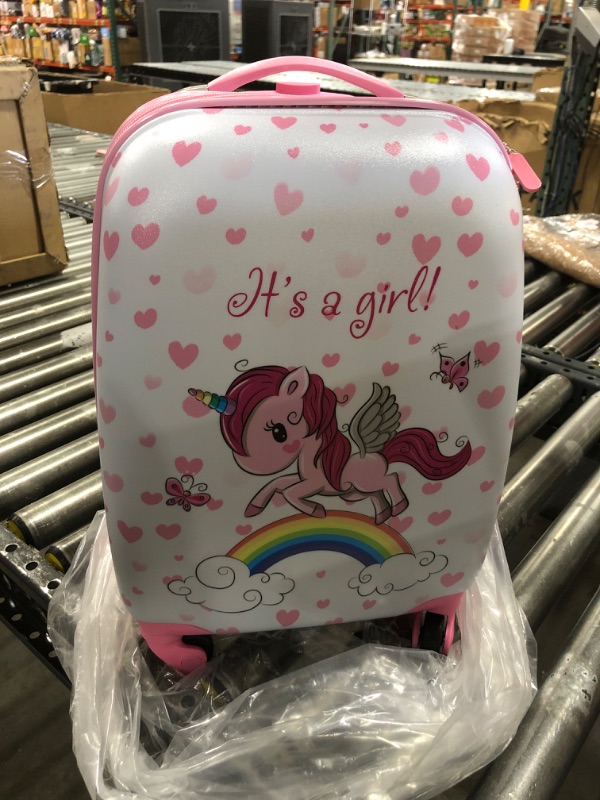 Photo 2 of  Hard Shell Unicorn Luggage Backpack Set