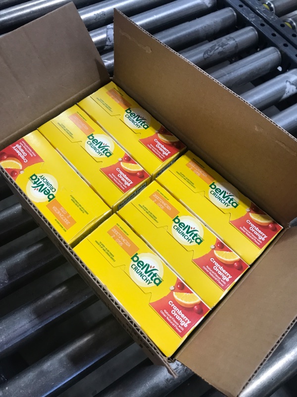 Photo 1 of belVita Cranberry Orange Breakfast Biscuits, 30 Total Packs, 6 Boxes (5 Biscuits Per Pack)--- best by 21oct2024
