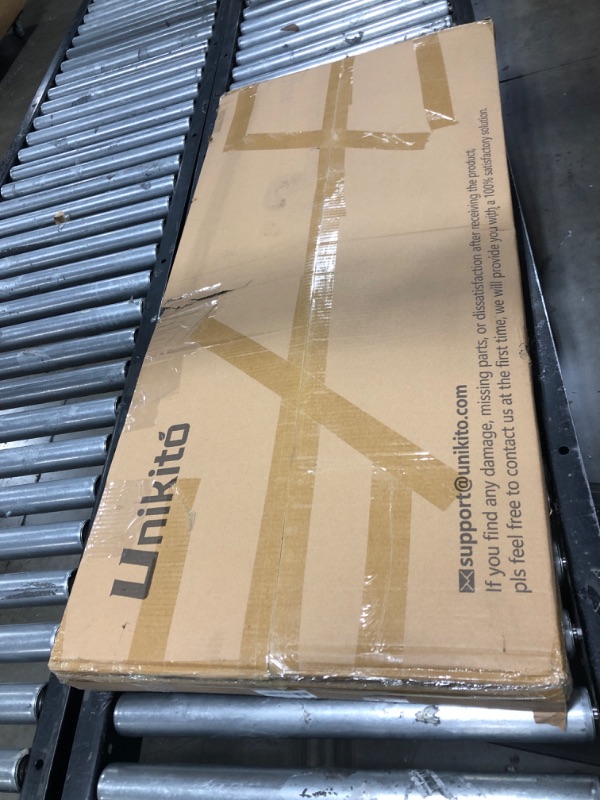 Photo 1 of Unikito Reversible L Shaped Desk with Magic Power Outlets and USB Charging Ports, Sturdy Corner Computer Desk with Storage Shelves, Gaming Table Home Office Desk, Easy to Assemble, Black Desk Black