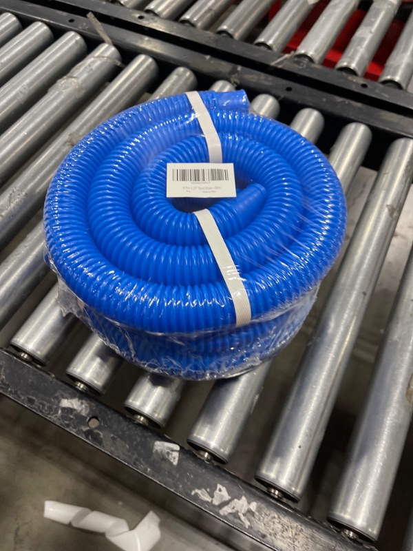 Photo 2 of 4 Pcs 1.25" Pool Hose, 59" Long Accessory Pool Pump Replacement Hoses, Compatible with All Above Ground Pool Filter Pumps that Use 1 1/4 Diameter Hoses 1.25'' x 59'' Blue-4pack