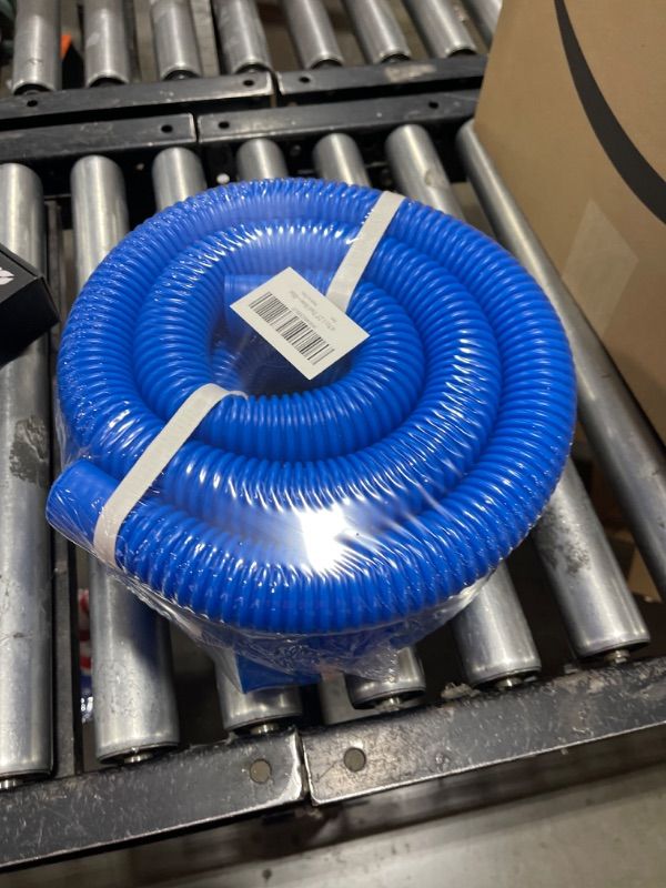 Photo 2 of 4 Pcs 1.25" Pool Hose, 59" Long Accessory Pool Pump Replacement Hoses, Compatible with All Above Ground Pool Filter Pumps that Use 1 1/4 Diameter Hoses 1.25'' x 59'' Blue-4pack