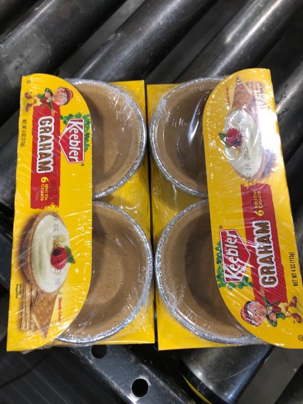 Photo 1 of 2 PACK - Keebler Ready Crust Mini Graham Cracker Pie Crusts, Premade Pie Crusts For Baking And No-Bake, 12 ct - BBD JUN 06/25