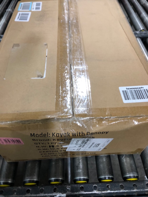 Photo 1 of New 2024 Keystone Peak 2 Person Inflatable Kayak with Exclusive Sun Canopy (Detachable) + Kayaks for Adults + 3rd Seat for Dog/Child + Waterproof Phone Bags + Adjustable Seats + Backrests + More