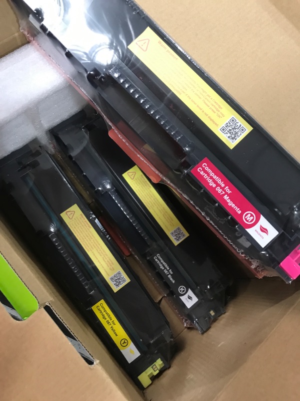 Photo 2 of 067 Toner Cartridge Set MF654Cdw MF656Cdw Compatible for Canon 067 067H Color ImageCLASS LBP632Cdw LBP633Cdw MF653Cdw Printer High Yield Ink 4 Pack