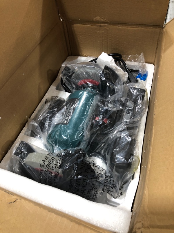 Photo 1 of Bench Grinder, 6" Variable Speed Bench Grinder, 1/2 HP, Brushless Motor 1725-3450 RPM, Bench Grinder with Work Light, Cast Iron Base,Adjustable Eye Shield and Spark Deflector
