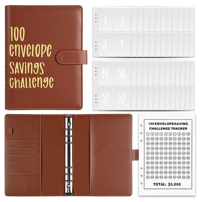 Photo 1 of 100 Envelopes Money Saving Challenge Binder