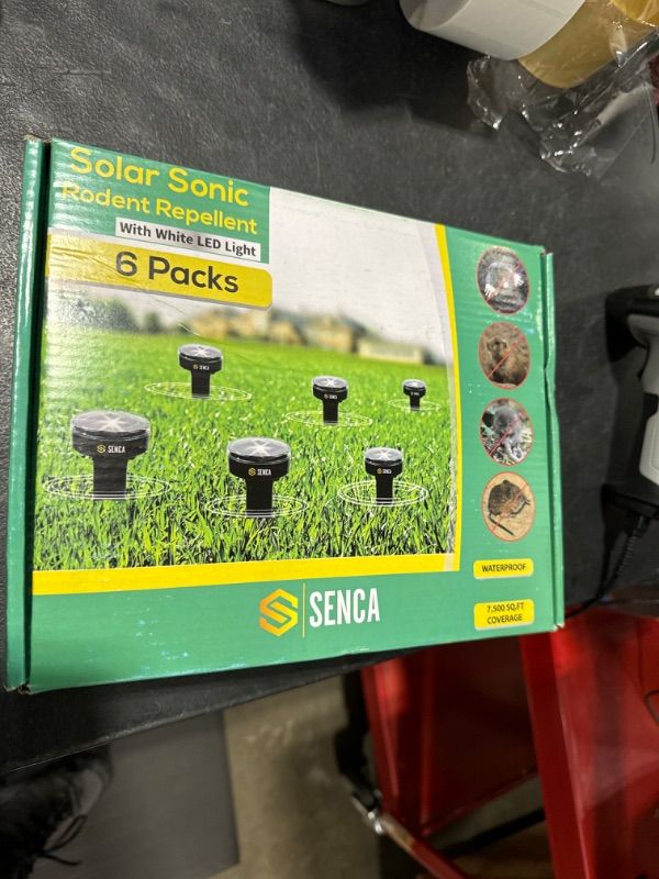 Photo 2 of 2-in-1 LED Solar Light Powered Sonic Mole Repellent: Ultrasonic Pest Repeller, Repel Mole, Gopher, Snake, Vole, Mouse for Outdoor Lawn Garden Yards Pest Control Rodent Repellent, Waterproof (6)