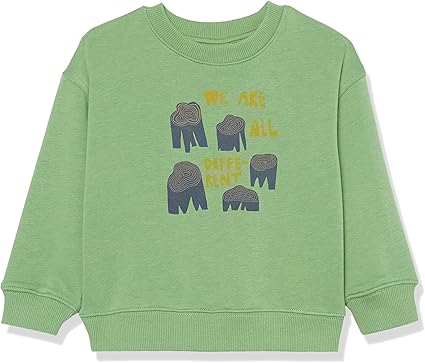 Photo 1 of Amazon Aware Unisex Kids and Toddlers' French Terry Crew Neck Sweatshirt SIZE S