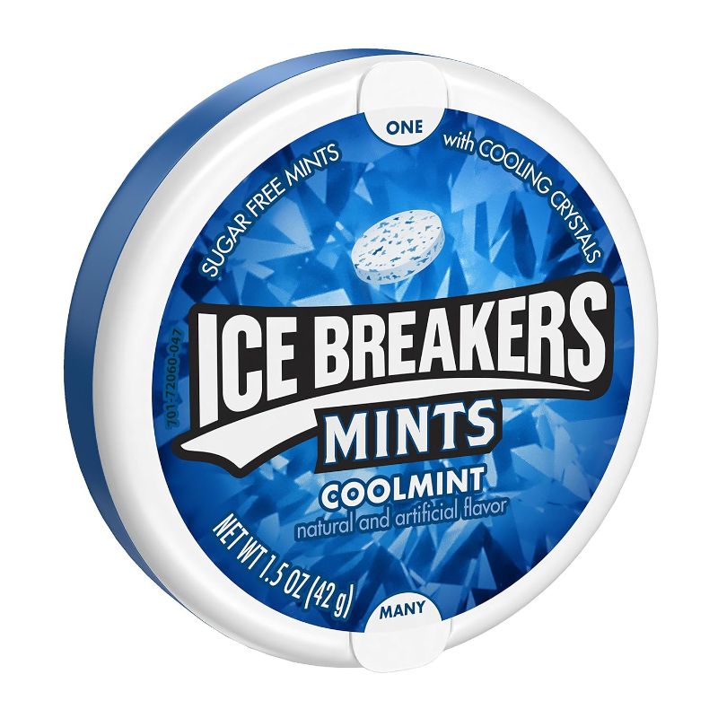 Photo 1 of 1 PACK - ICE BREAKERS MINTS COOLMINT 1.5-Ounce Containers